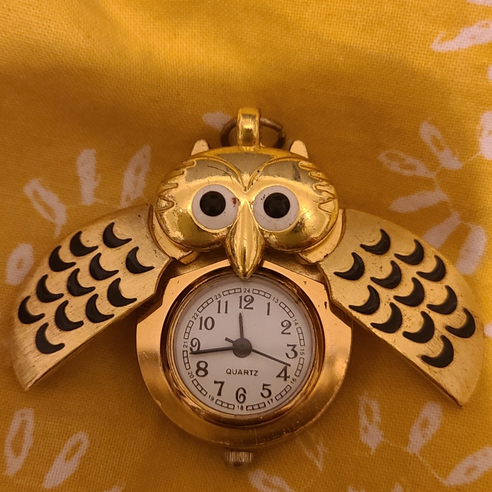 owl pocket watch.